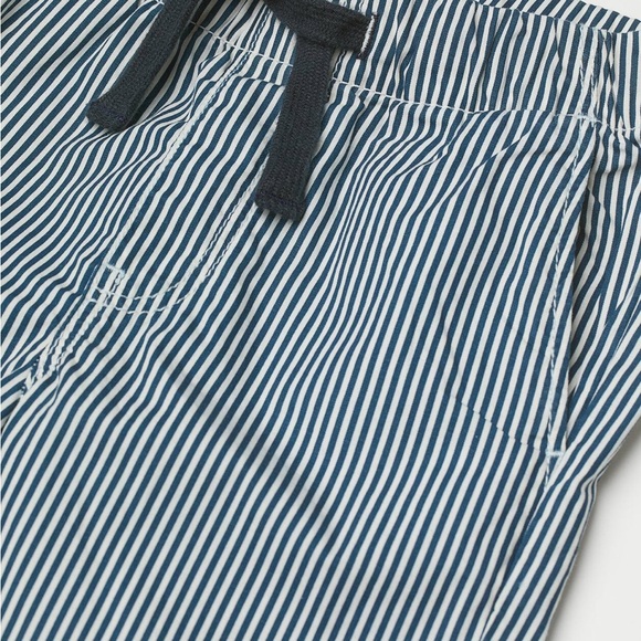 Cotton Poplin Striped Shorts - Picture 2 of 4